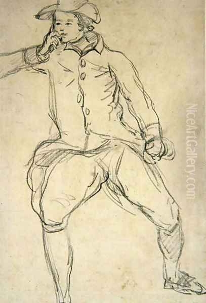 Sketch of a Man Oil Painting by Thomas Rowlandson