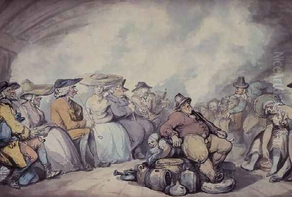 The Irish Steam Packet Oil Painting by Thomas Rowlandson