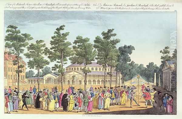 Ranelagh Rotunda and Garden, the Jubilee Ball Celebrating the Birthday of the Prince of Wales, 25th May 1759 Oil Painting by Thomas Rowlandson