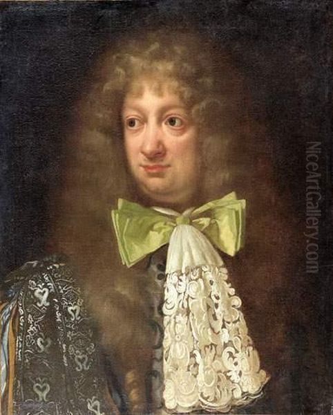 Portrait D'homme Dit Le Prince D'orange Oil Painting by Caspar Netscher