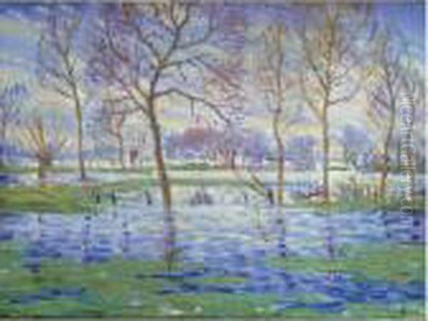 February Oil Painting by Christopher R. Wynne Nevinson