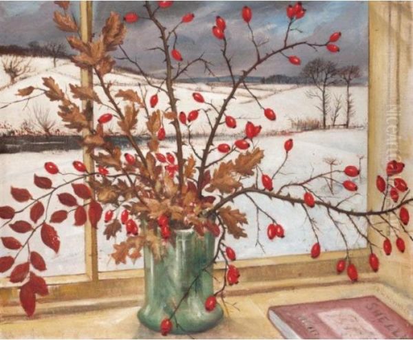 Can Spring Be Far Behind? Oil Painting by Christopher R. Wynne Nevinson