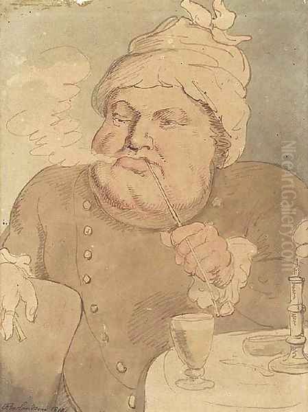 The glutton 2 Oil Painting by Thomas Rowlandson