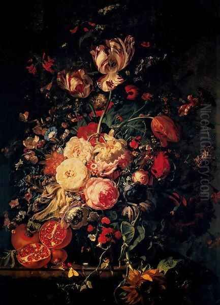 Still-Life with Flowers Oil Painting by Rachel Ruysch