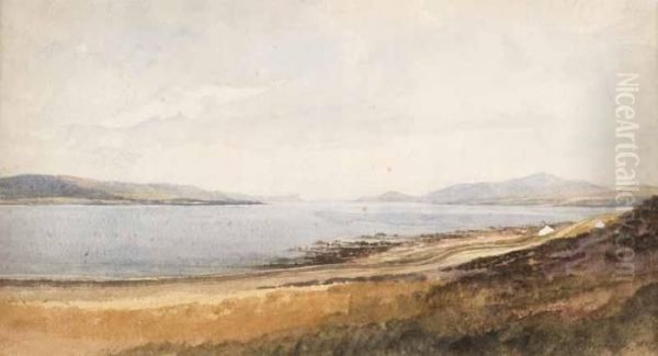 Entrance To Lough Swilly 
Donegal Oil Painting by Andrew Nicholl