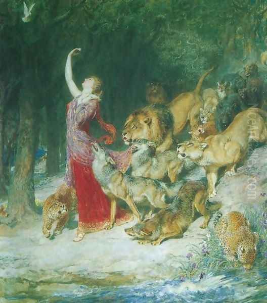 Aphrodite Oil Painting by Briton Riviere