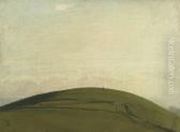 The Downs, Rottingdean Oil Painting by William Nicholson