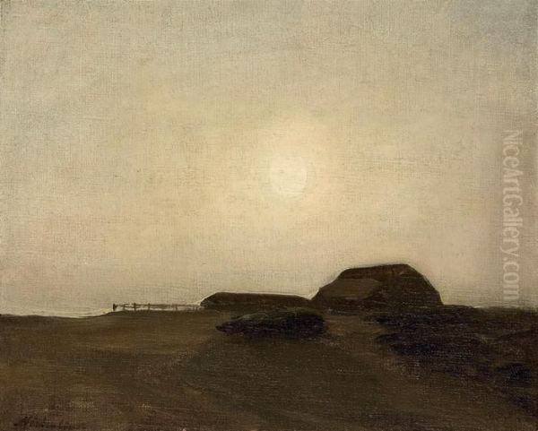 High Barn, Rottingdean Oil Painting by William Nicholson