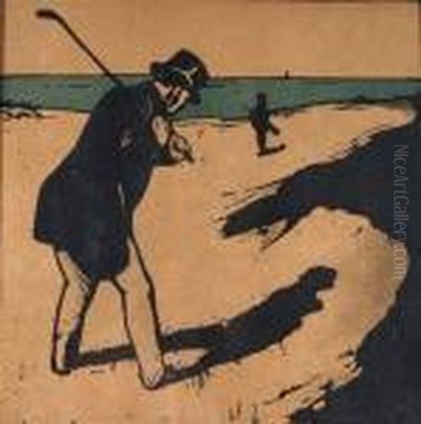 Almanack Of Twelve Sports Oil Painting by William Nicholson