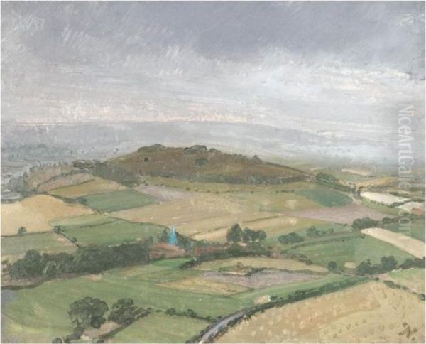 South Harting Oil Painting by William Nicholson