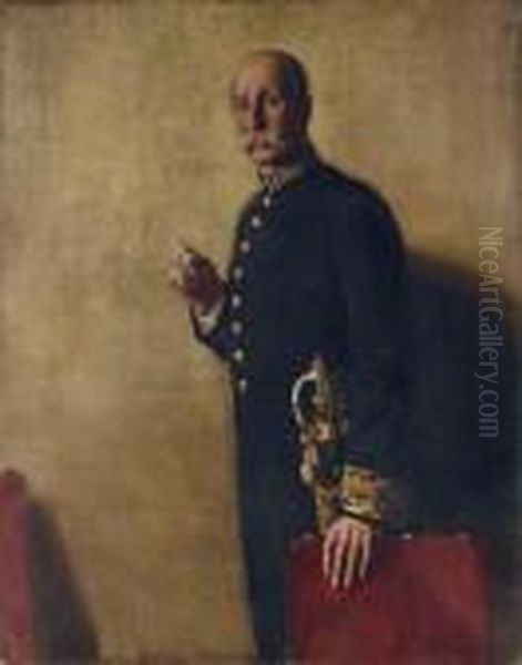 Portrait Of John Frederic Symons Jeune Oil Painting by William Nicholson