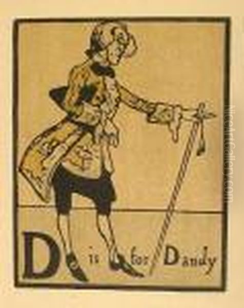 Dandys. D Is For Dandy Oil Painting by William Nicholson