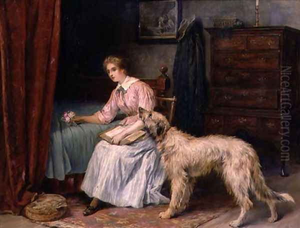 Faithful Oil Painting by Briton Riviere