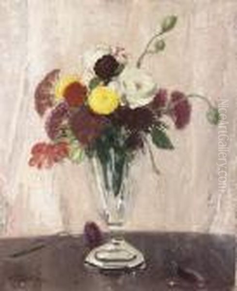 Sweet Sultana And Others Oil Painting by William Nicholson