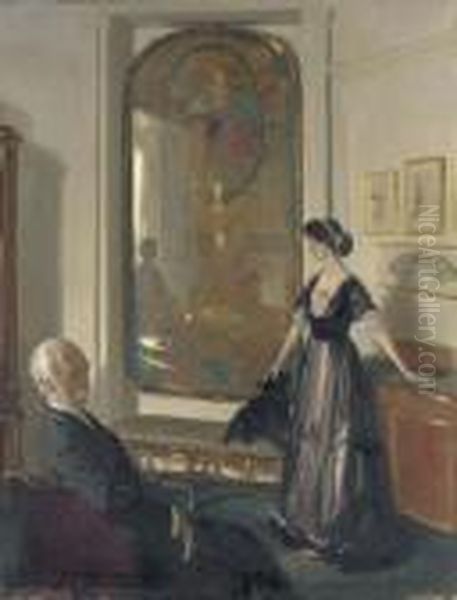 The Conder Room Oil Painting by William Nicholson