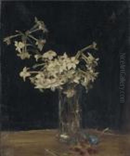 Tobacco Plant Oil Painting by William Nicholson