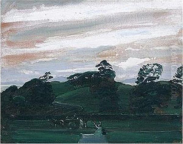 A Ride In The Park Oil Painting by William Nicholson