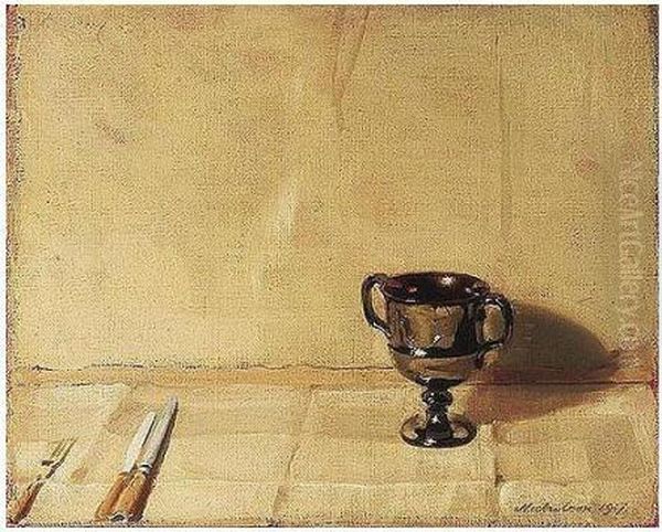 The Little Lustre Mug Oil Painting by William Nicholson