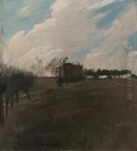 The Vale Of Health, Hampstead Oil Painting by William Nicholson