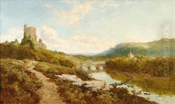 Bostal Castle Oil Painting by Edmund John Niemann, Snr.