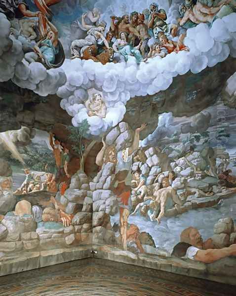 Sala dei Giganti Oil Painting by Giulio Romano (Orbetto)