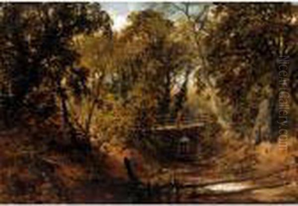 Radnalls Bridge Oil Painting by Edmund John Niemann, Snr.