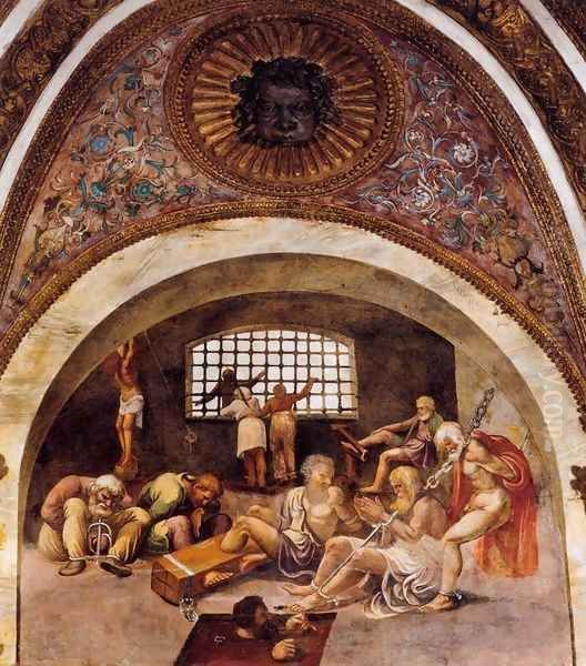 The Prisoners Oil Painting by Giulio Romano (Orbetto)