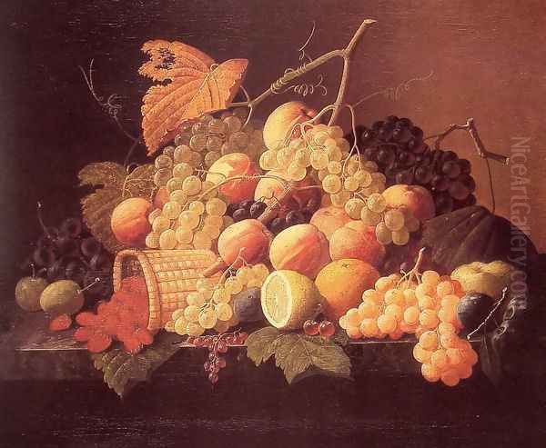 Still Life with Fruit Oil Painting by Severin Roesen