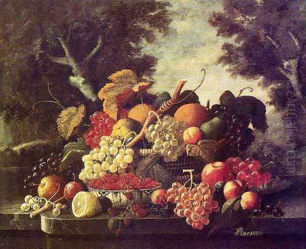 The Abundance of Fruit Oil Painting by Severin Roesen