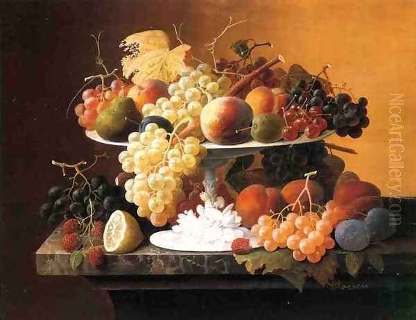 Still Life with Fruit VI Oil Painting by Severin Roesen