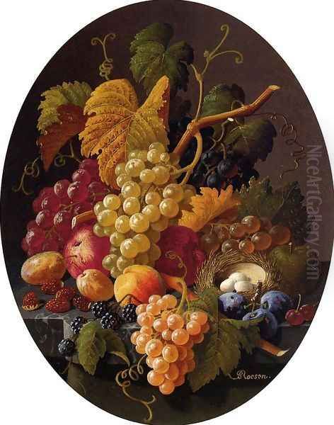 Still Life with Fruit XI Oil Painting by Severin Roesen