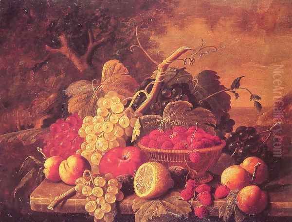 Still Life with Fruit 3 Oil Painting by Severin Roesen