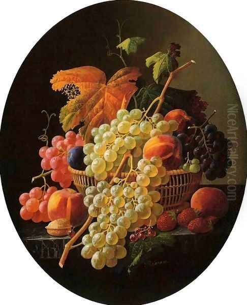 Still Life with Fruit Date unknown 6 Oil Painting by Severin Roesen