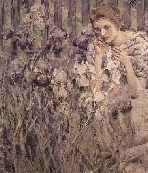 Fleur de Lys, c.1895-1900 Oil Painting by Robert Reid