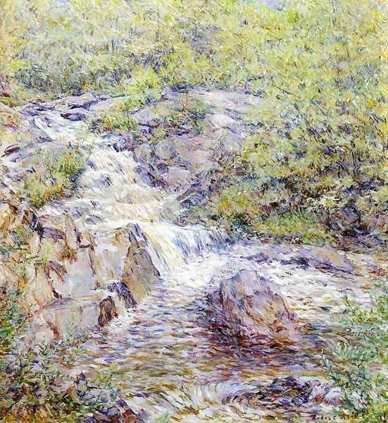 Buttermilk Falls Oil Painting by Robert Reid