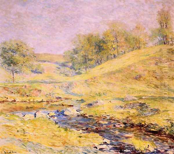 Landscape with Stream Oil Painting by Robert Reid