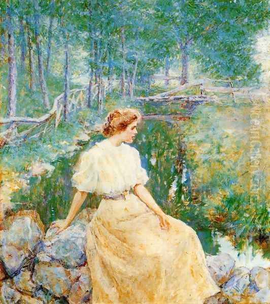 Spring Oil Painting by Robert Reid