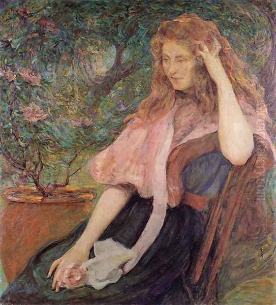 The Pink Cape Oil Painting by Robert Reid