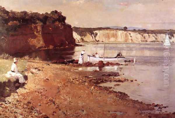 Slumbering Sea, Mentone Oil Painting by Tom Roberts