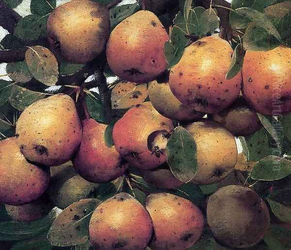 Pears Oil Painting by Julio de Romero de Torres