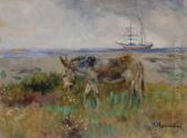 Il Solitario Oil Painting by Plinio Nomellini