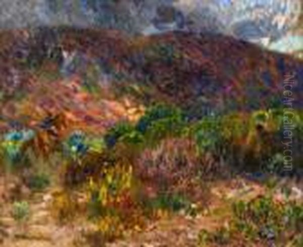 Elba Selvaggia Oil Painting by Plinio Nomellini