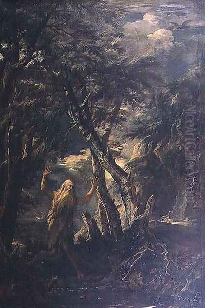 St. Paul of Thebes Oil Painting by Salvator Rosa