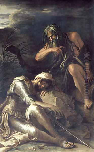 The Dream of Aeneas Oil Painting by Salvator Rosa