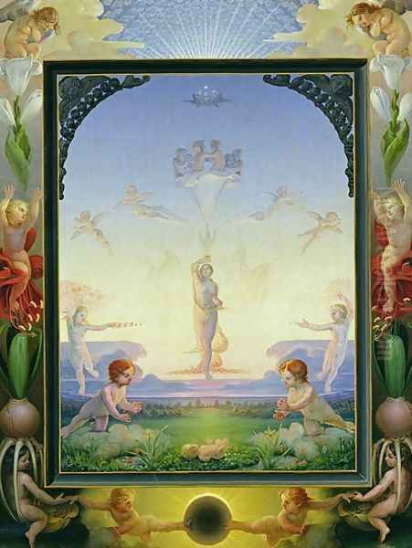 Morning, 1808 Oil Painting by Philipp Otto Runge