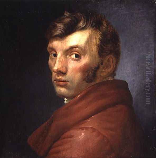 Self Portrait, 1810 Oil Painting by Philipp Otto Runge