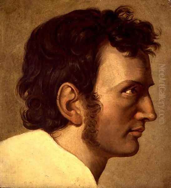 Self Portrait Oil Painting by Philipp Otto Runge