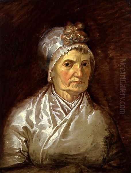 Magdalena Dorothea Runge, Mother of the Artist, 1806 Oil Painting by Philipp Otto Runge