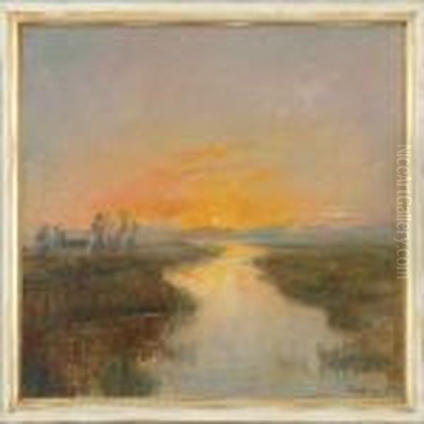 Landscape Oil Painting by Poul Friis Nybo