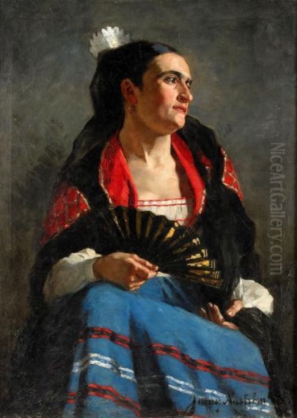 Carmencita Oil Painting by Jenny Nystrom